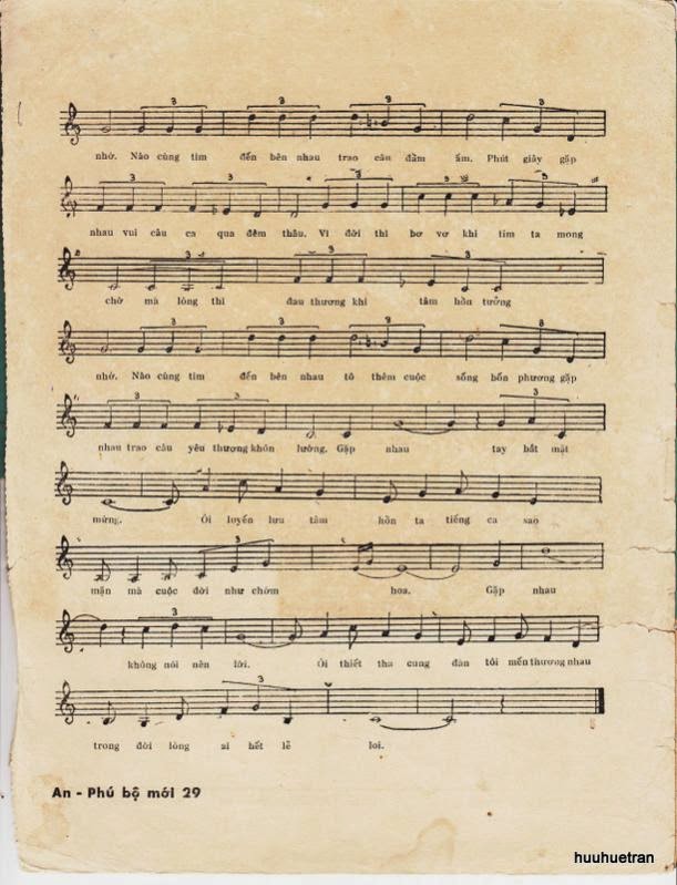 Sheet nhạc Gặp nhau - Trang 3