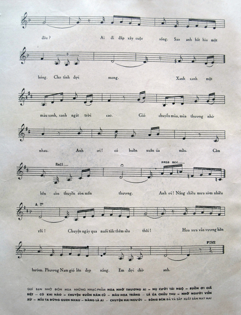 Sheet nhạc Gió chuyển mùa thương - Trang 3