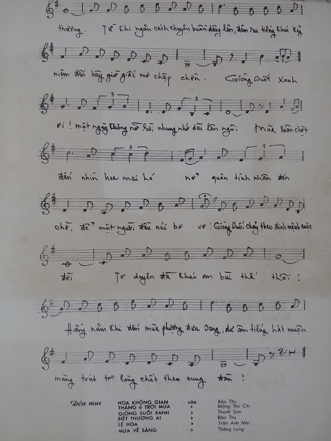 Sheet nhạc Dòng suối xanh (Giòng suối xanh) - Trang 3