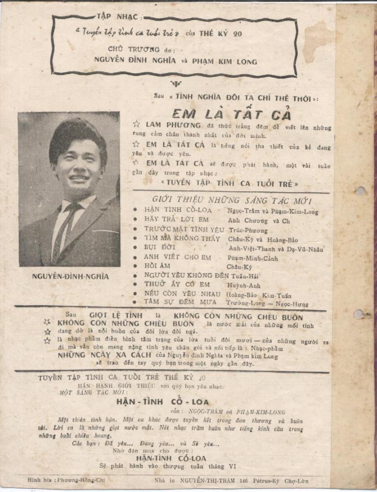 Sheet nhạc Giọt lệ tình - Trang 4