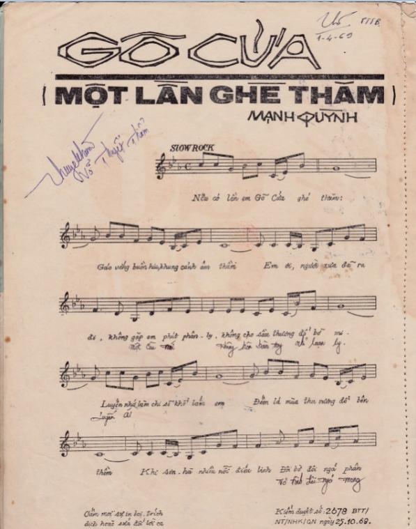 Sheet nhạc Gõ cửa - Trang 5