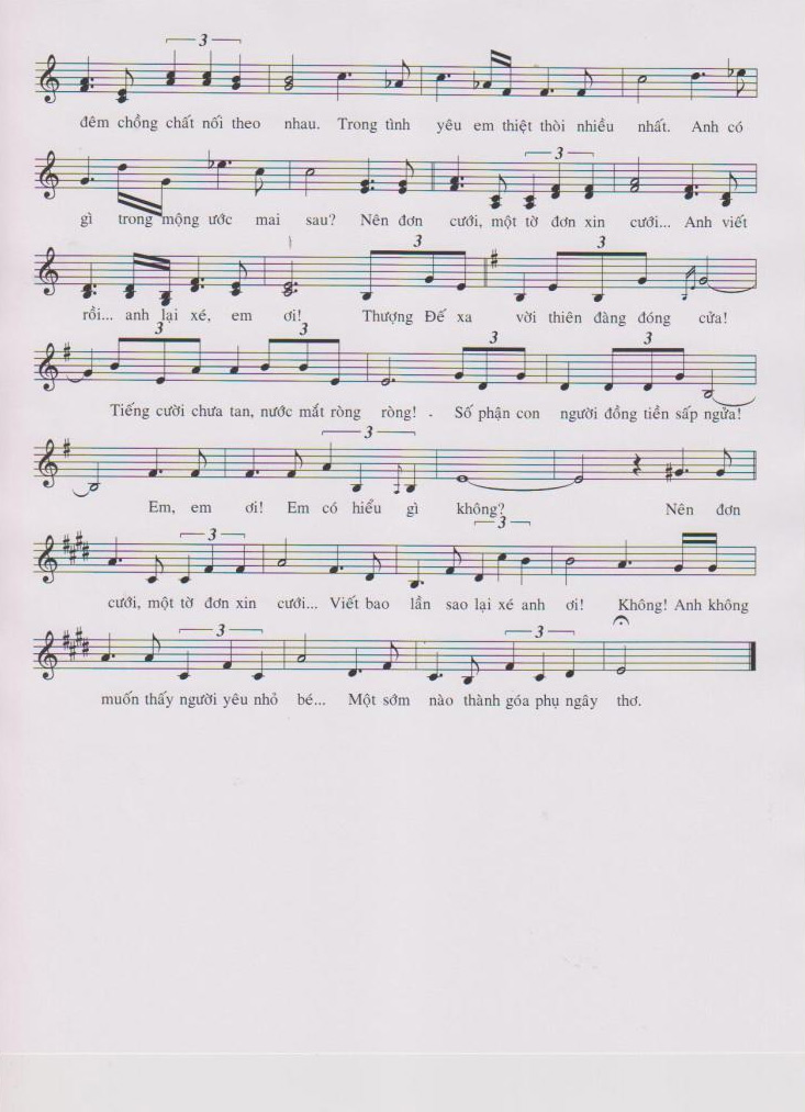 Sheet nhạc Góa phụ ngây thơ - Trang 2