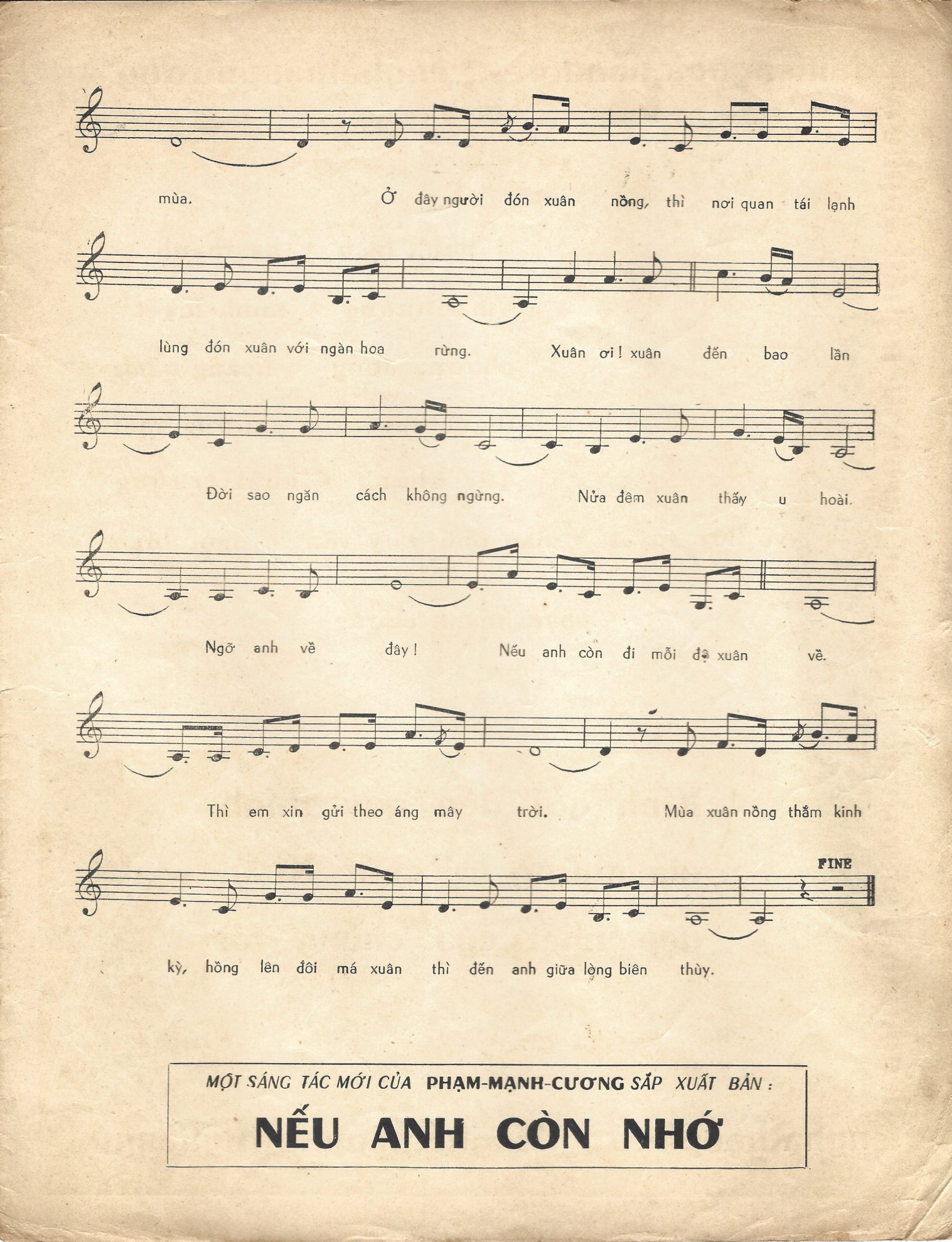 Sheet nhạc Gửi mùa xuân về biên giới - Trang 3