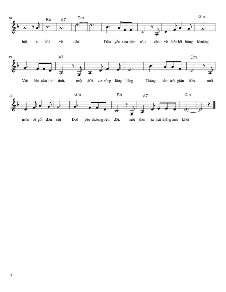 Sheet nhạc Hái những tinh khôi - Trang 2