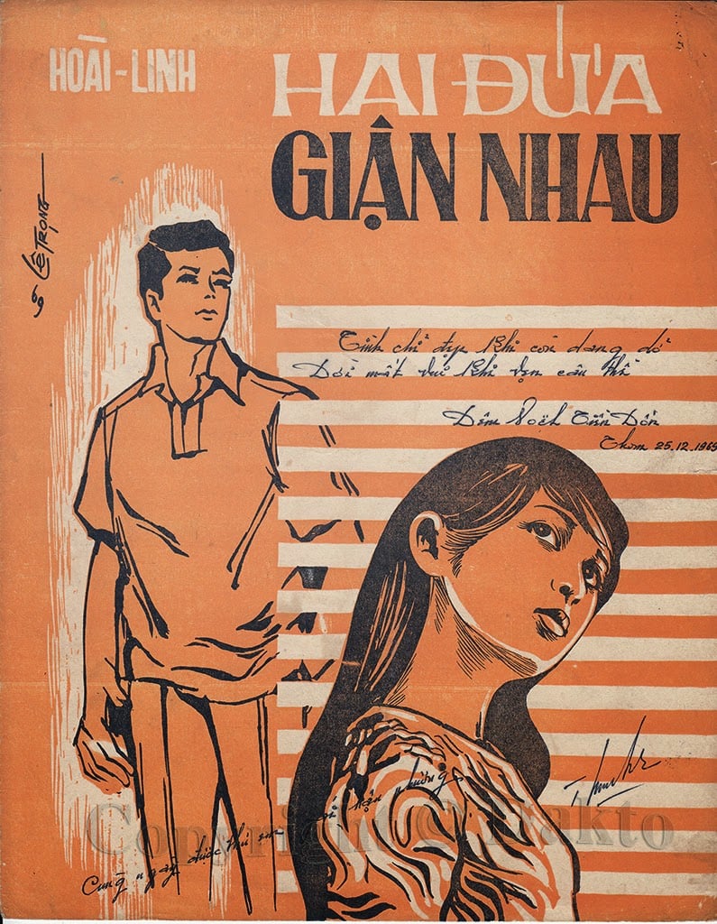 Sheet nhạc Hai đứa giận nhau - Trang 1
