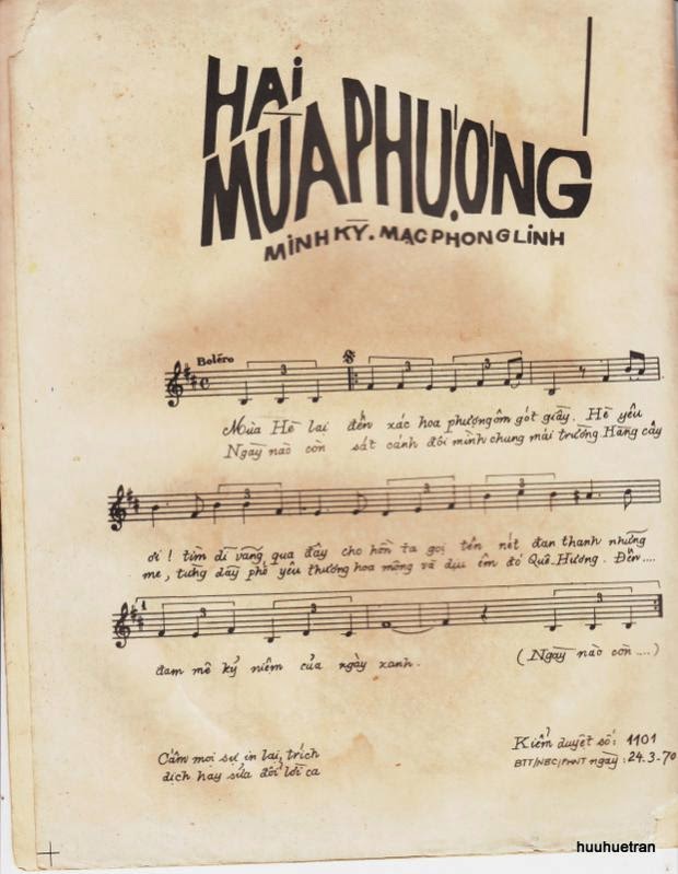 Sheet nhạc Hai mùa phượng - Trang 2