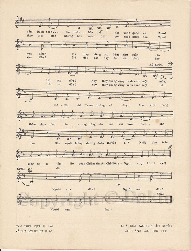 Sheet nhạc Hận Đồ Bàn - Trang 3