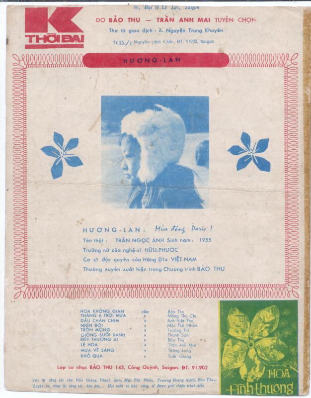 Sheet nhạc Hoa không gian - Trang 4