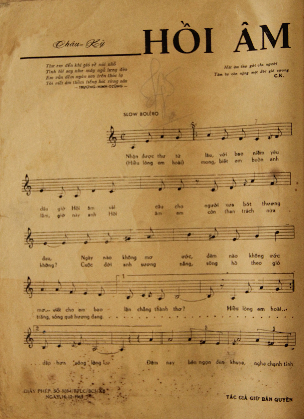 Sheet nhạc Hồi âm - Trang 6