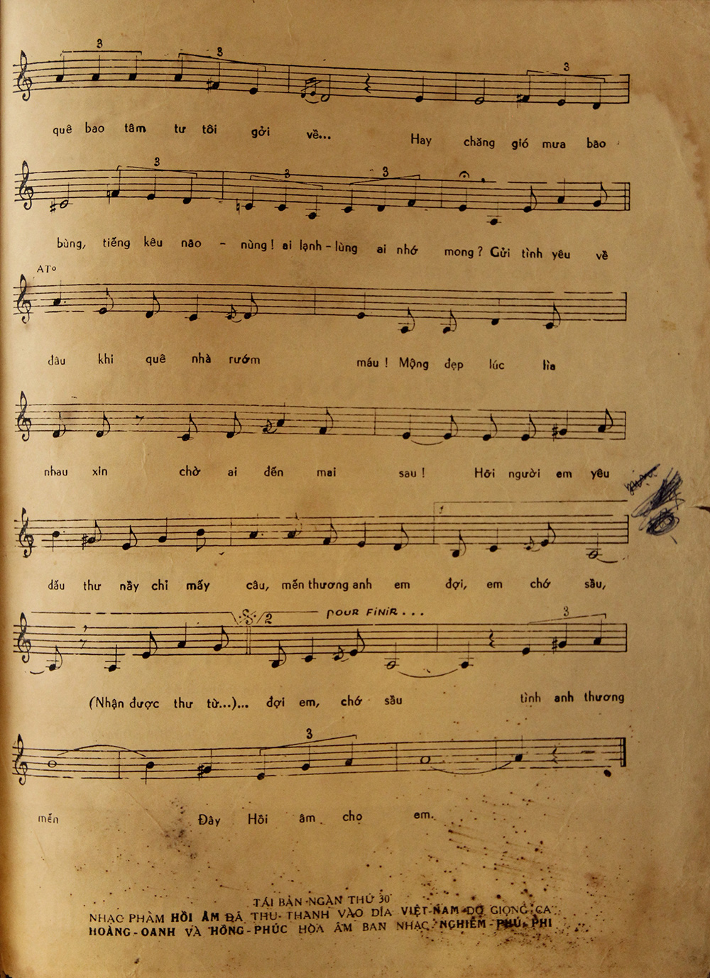 Sheet nhạc Hồi âm - Trang 7