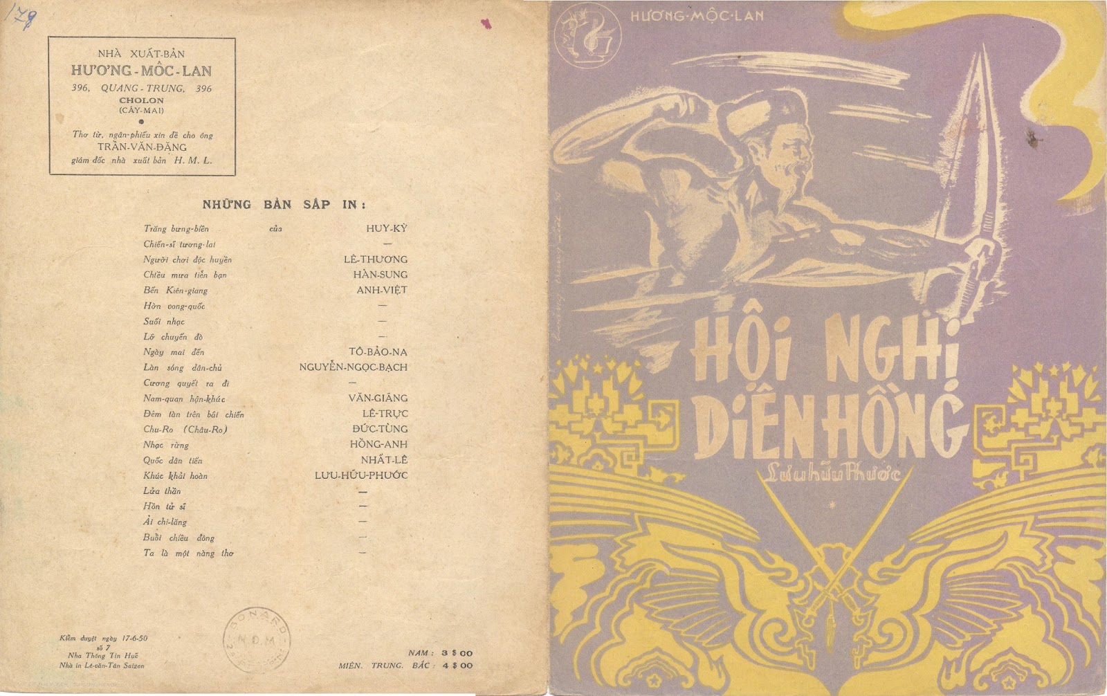 Sheet nhạc Hội nghị Diên Hồng - Trang 1
