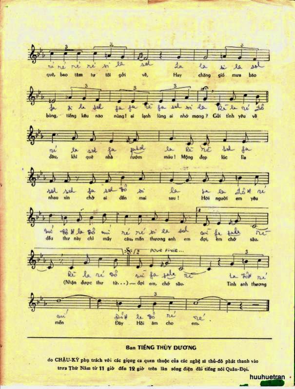 Sheet nhạc Hồi âm - Trang 3