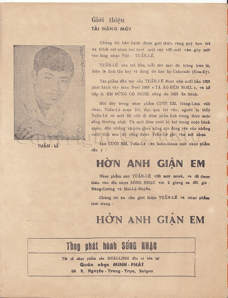 Sheet nhạc Hờn anh giận em - Trang 4