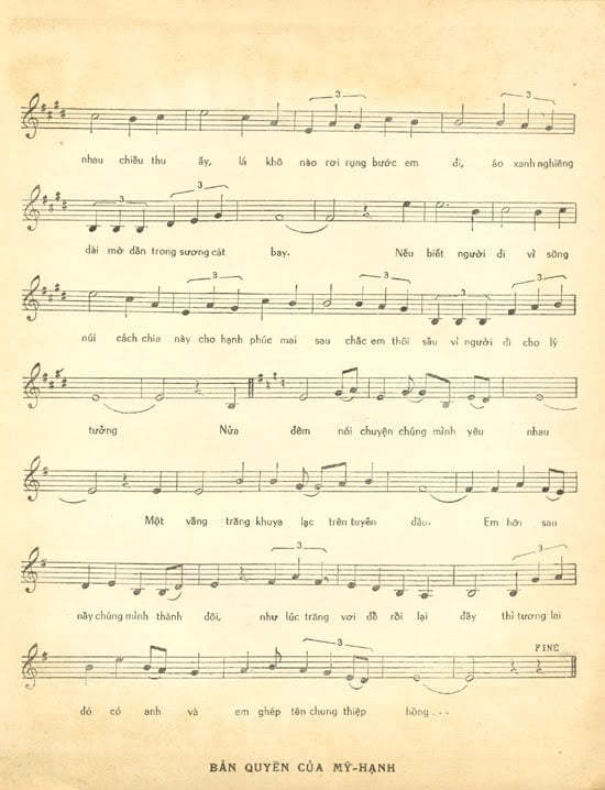 Sheet nhạc Kể chuyện trong đêm - Trang 3