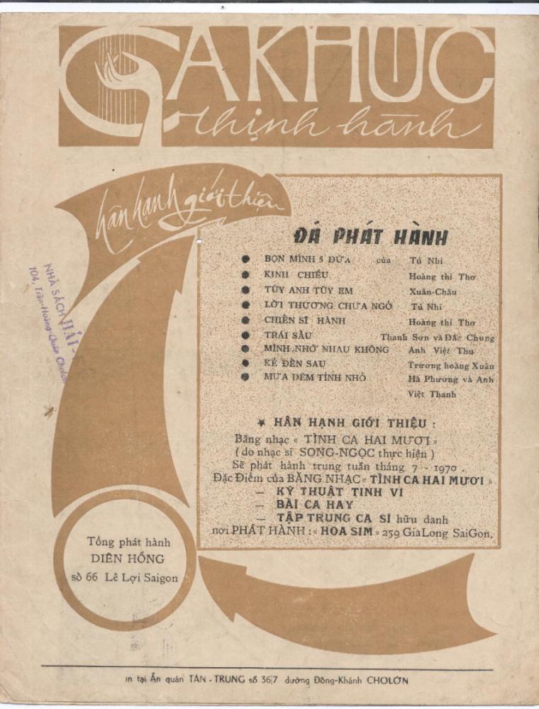 Sheet nhạc Kẻ đến sau - Trang 4