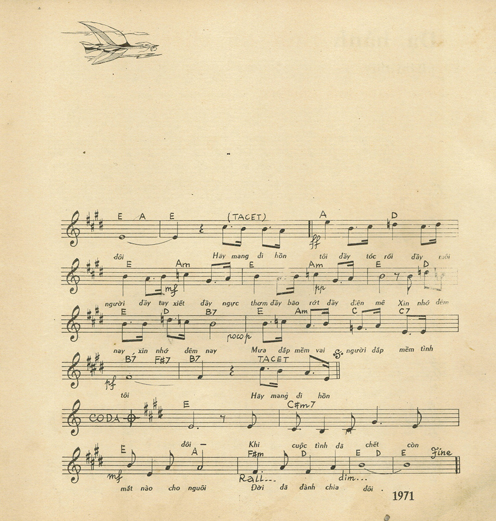 Sheet nhạc Khi cuộc tình đã chết - Trang 2