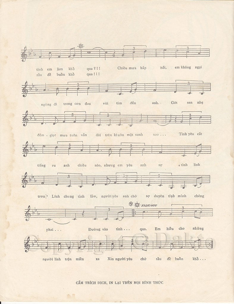 Sheet nhạc Khổ qua - Trang 3