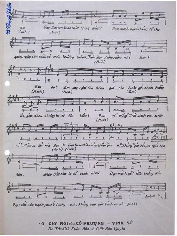 Sheet nhạc Không giờ rồi - Trang 3