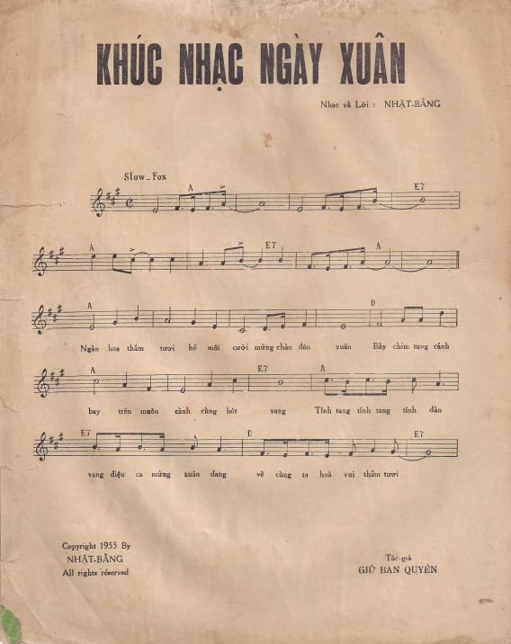 Sheet nhạc Khúc nhạc ngày xuân - Trang 2