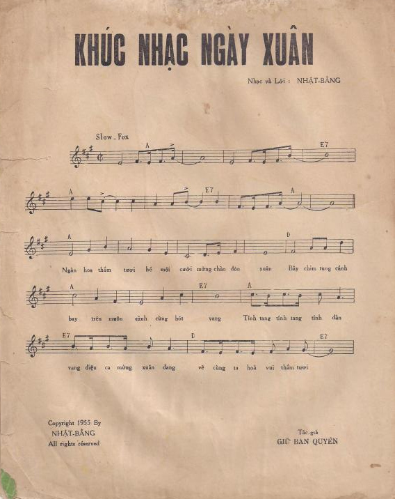 Sheet nhạc Khúc nhạc ngày xuân - Trang 2