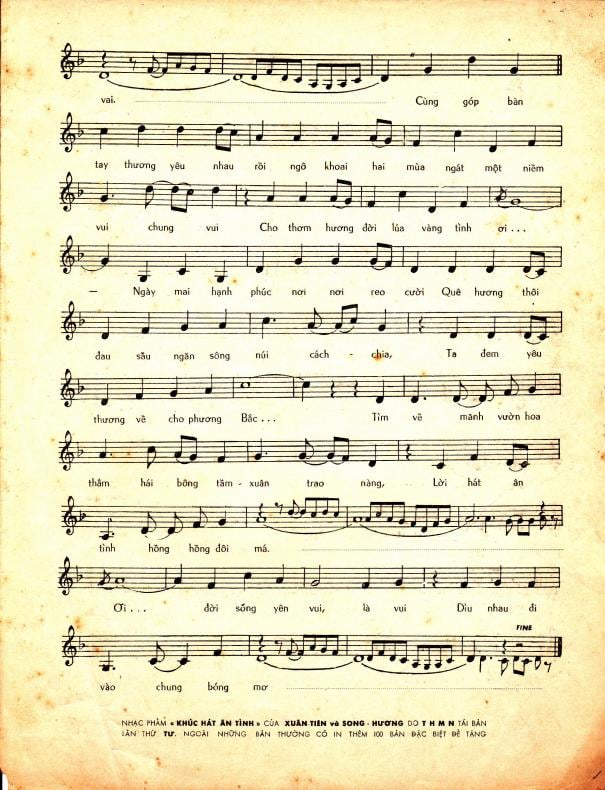 Sheet nhạc Khúc hát ân tình - Trang 3