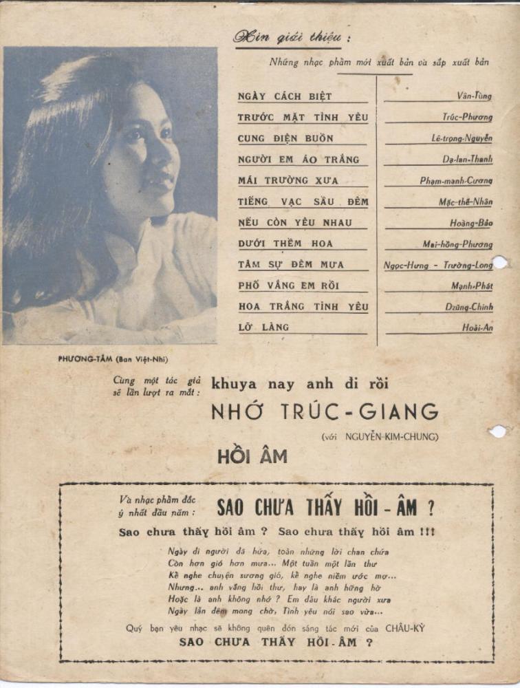 Sheet nhạc Khuya nay anh đi rồi - Trang 4