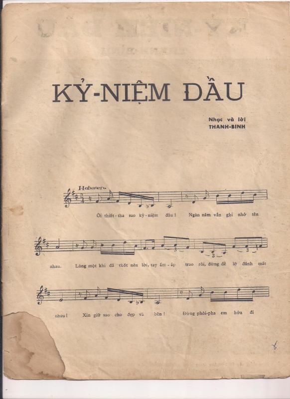 Sheet nhạc Kỷ niệm đầu - Trang 2