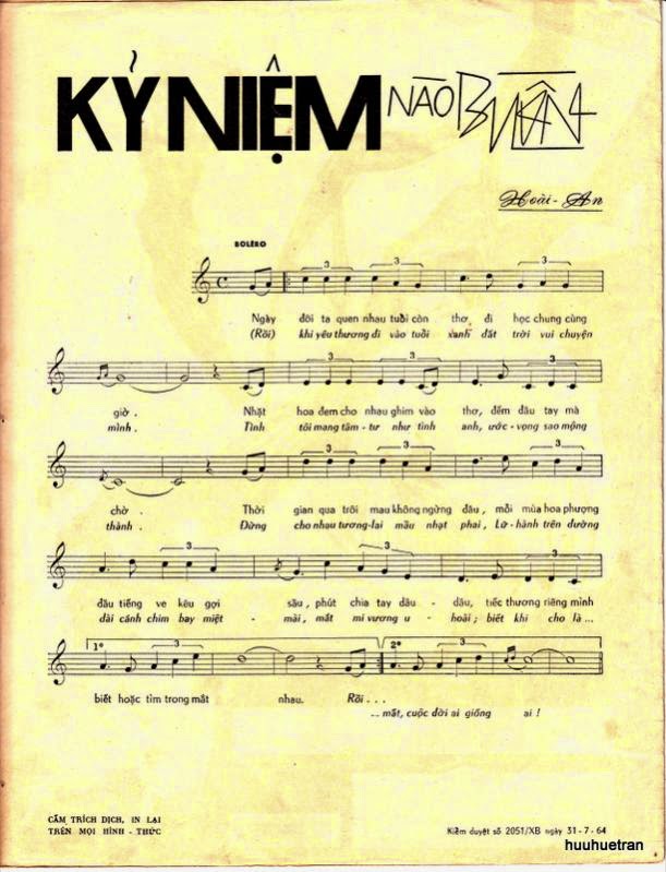 Sheet nhạc Kỷ niệm nào buồn - Trang 2