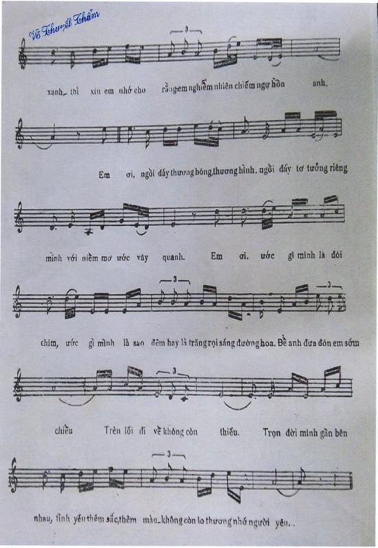 Sheet nhạc Lại nhớ người yêu - Trang 2