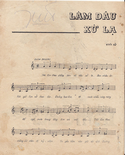 Sheet nhạc Làm dâu xứ lạ - Trang 2