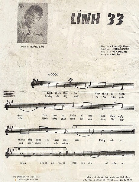 Sheet nhạc Lính thích 33 - Trang 2