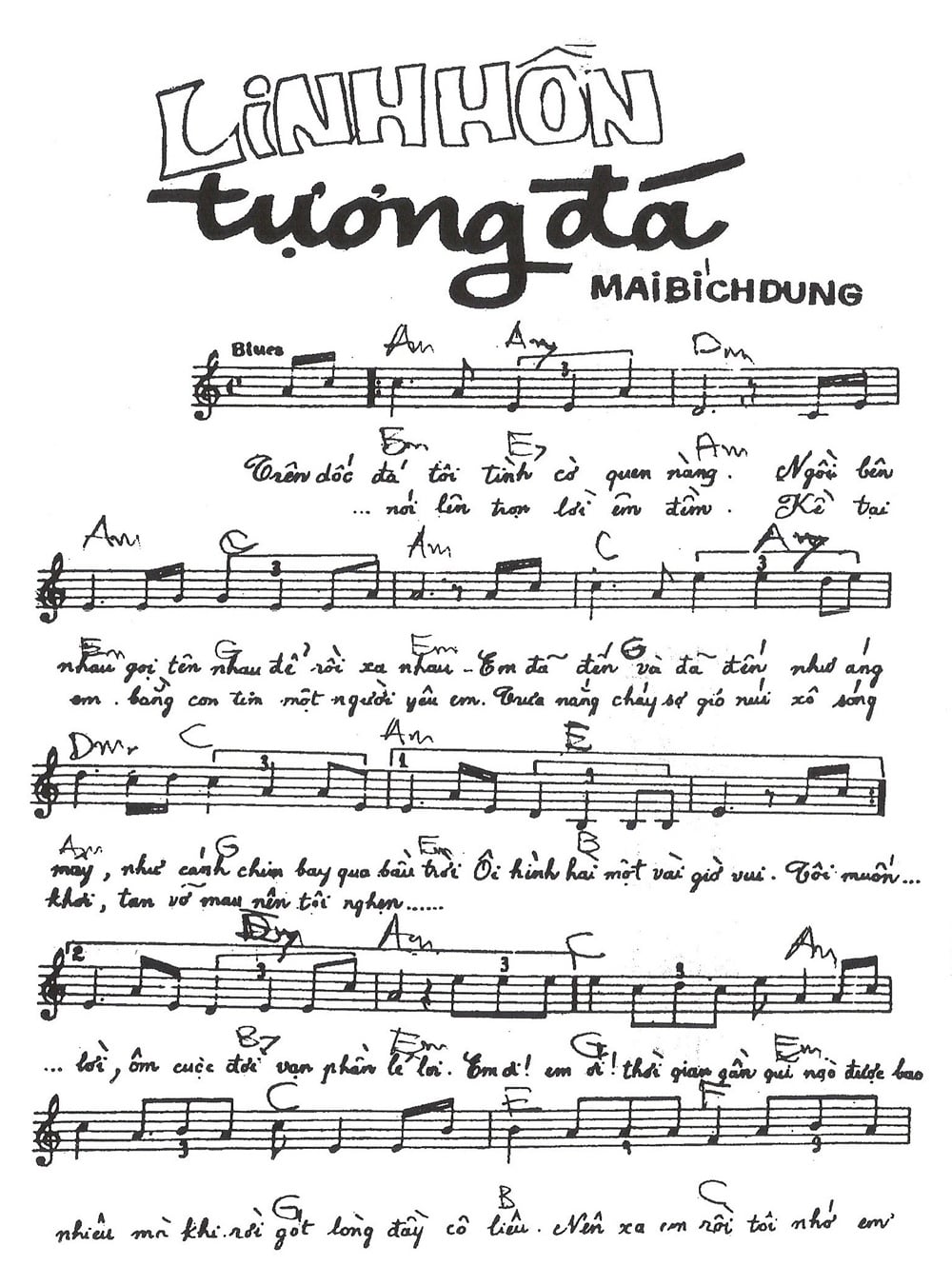 Sheet nhạc Linh hồn tượng đá - Trang 2