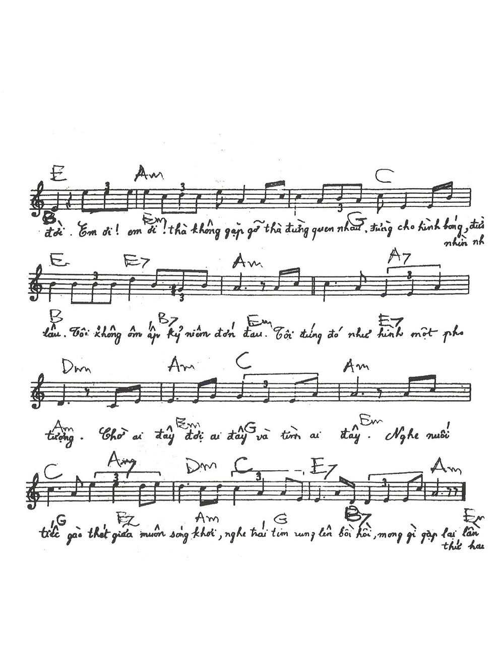 Sheet nhạc Linh hồn tượng đá - Trang 3