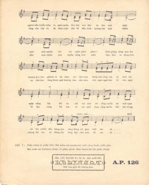 Sheet nhạc Lời người ra đi - Trang 4