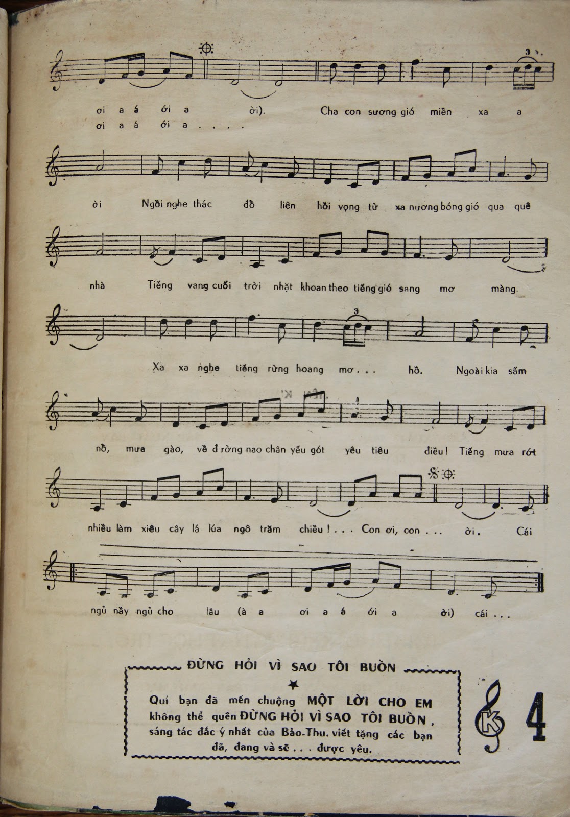 Sheet nhạc Lời ru của mẹ - Trang 3