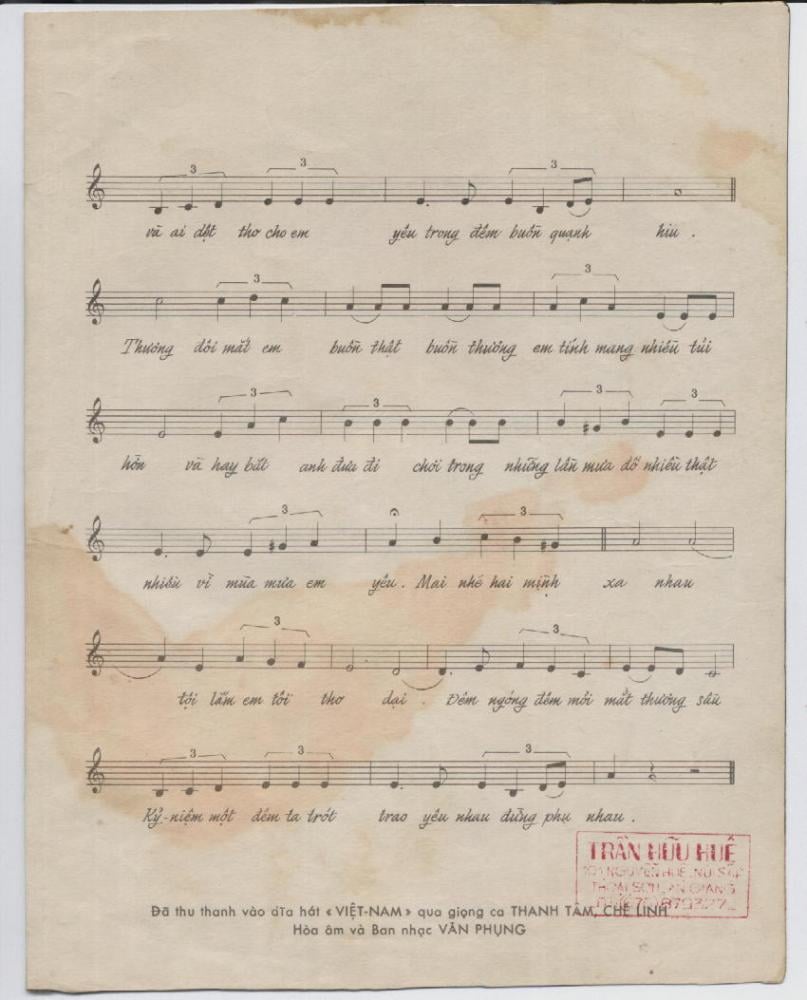 Sheet nhạc Mai lỡ mình xa nhau - Trang 7