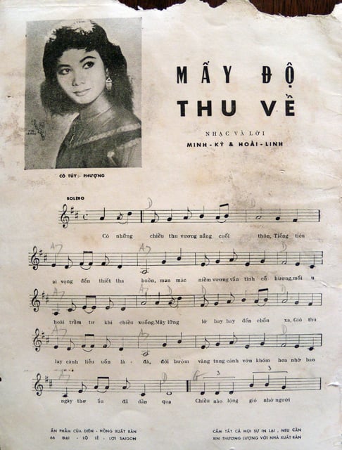 Sheet nhạc Mấy độ thu về - Trang 2