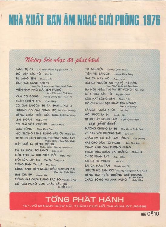 Sheet nhạc Mỗi bước ta đi - Trang 4