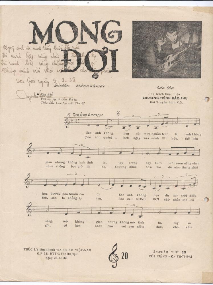 Sheet nhạc Mong đợi - Trang 2