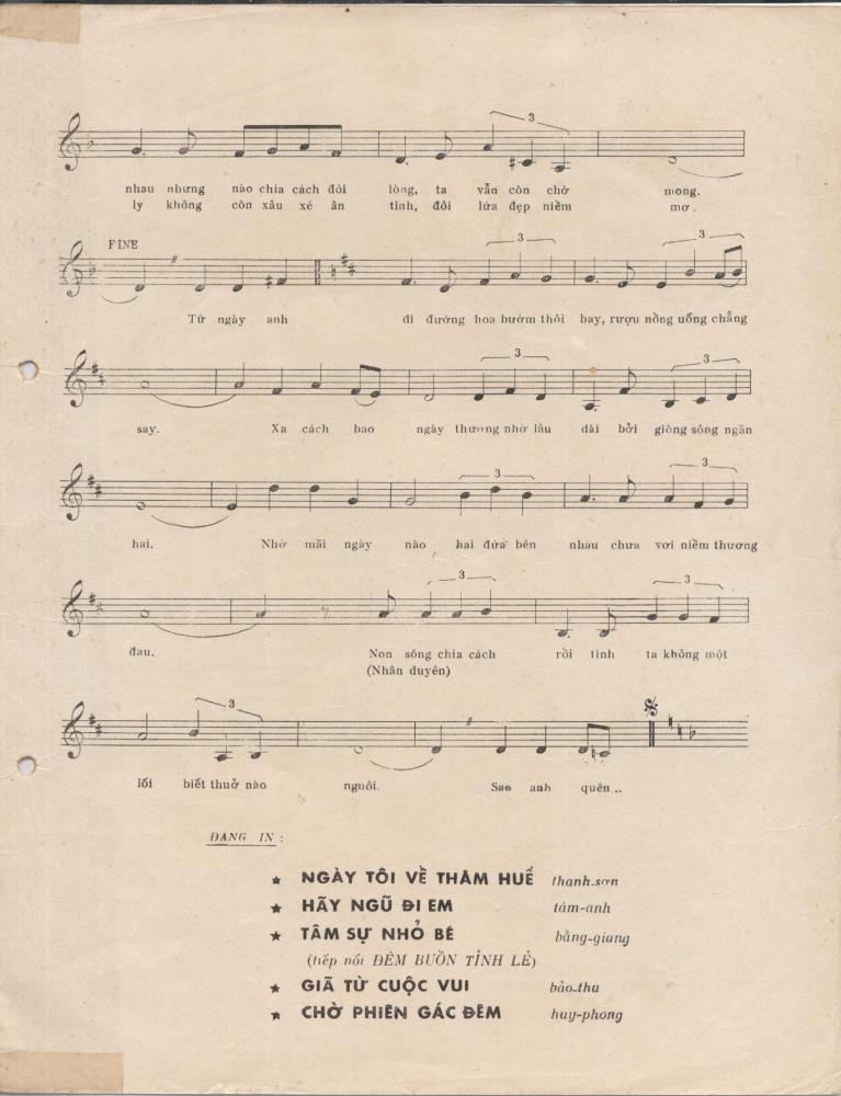 Sheet nhạc Mong đợi - Trang 3