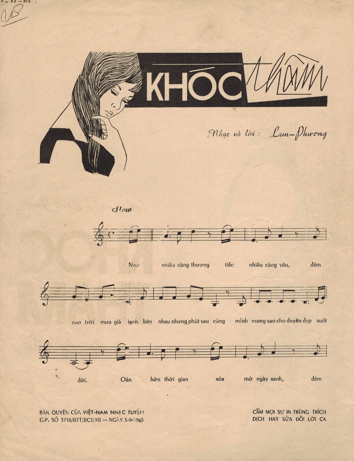 Sheet nhạc Một kỷ niệm - Trang 2