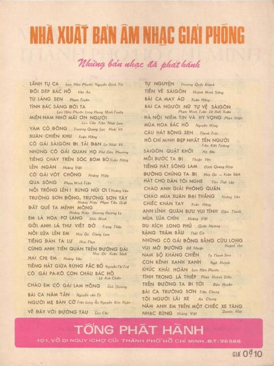 Sheet nhạc Mùa xuân trên thành phố Hồ Chí Minh - Trang 4