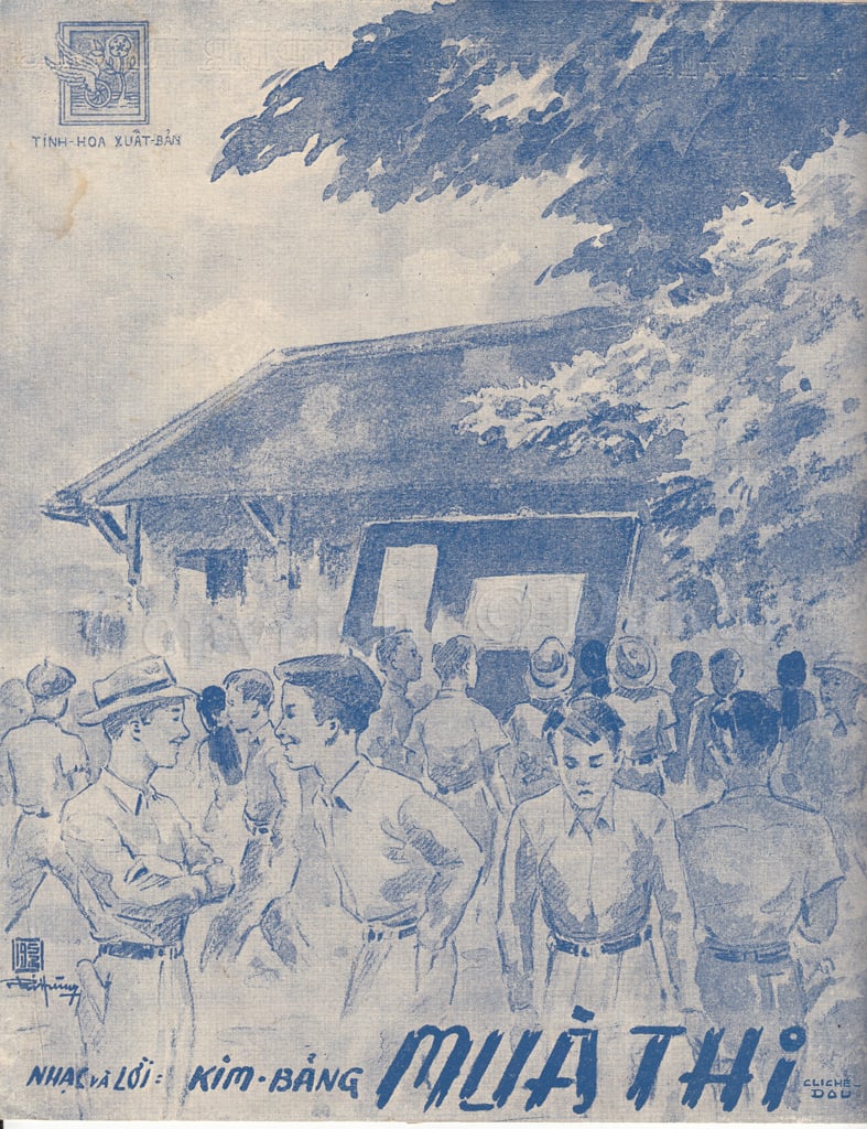 Sheet nhạc Mùa thi - Trang 1