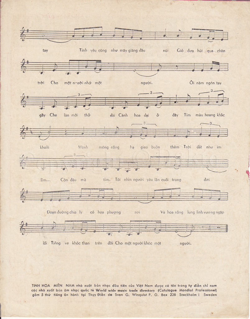 Sheet nhạc Mùa ve sầu - Trang 3