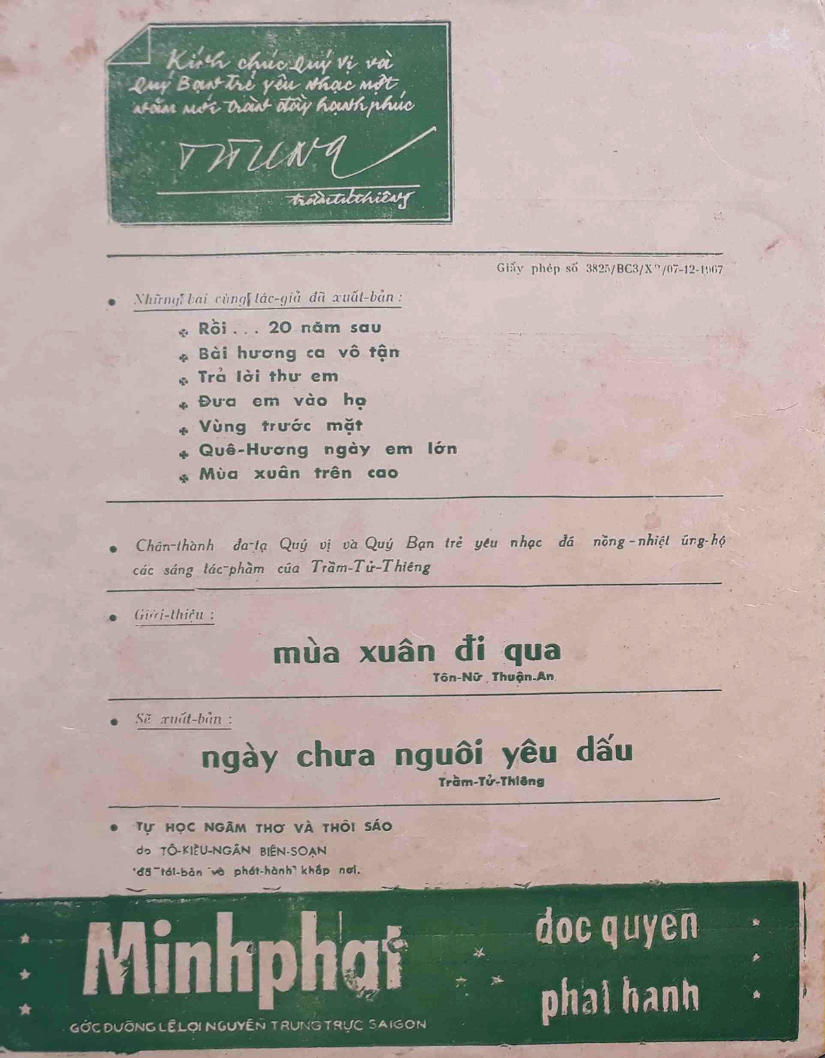 Sheet nhạc Mùa xuân trên cao - Trang 4
