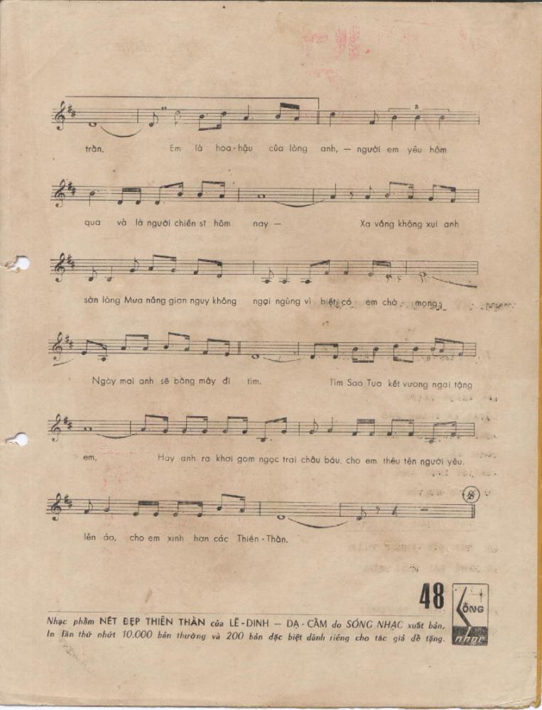 Sheet nhạc Nét đẹp thiên thần - Trang 3