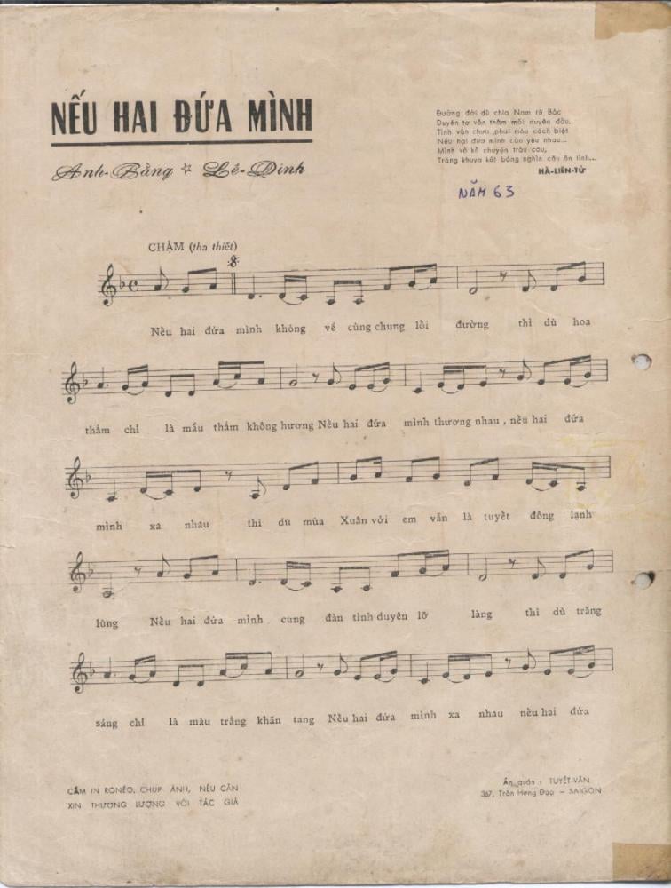 Sheet nhạc Nếu hai đứa mình - Trang 6