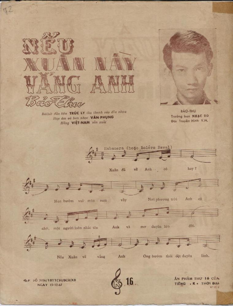 Sheet nhạc Nếu xuân này vắng anh - Trang 2