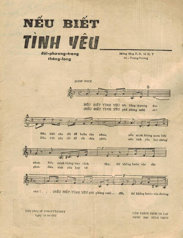 Sheet nhạc Nếu biết tình yêu - Trang 2