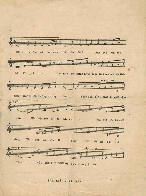 Sheet nhạc Nếu biết tình yêu - Trang 3